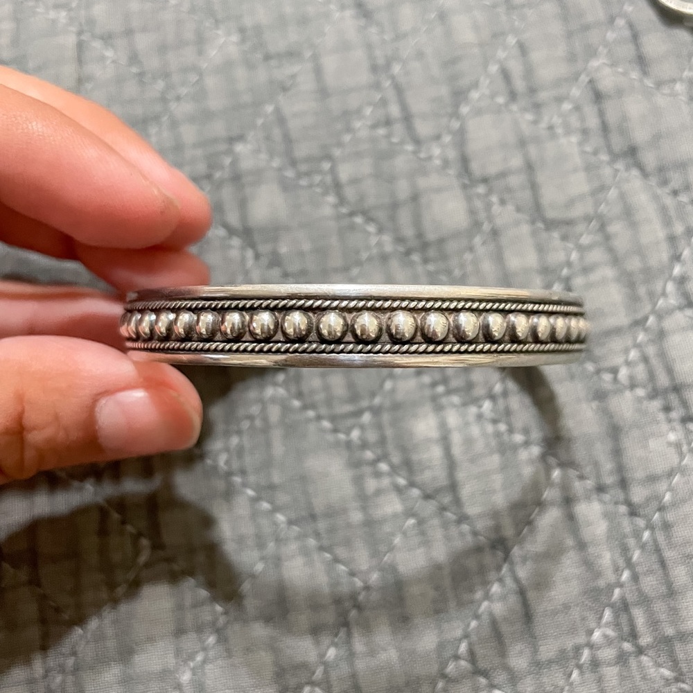 Sterling silver cuff